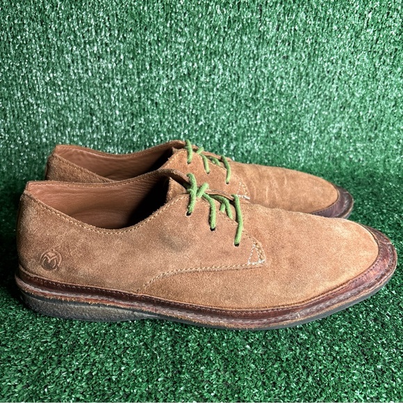 Ocean Minded Mens 9.5 Brown Hemp Suede Hobo Low Top Chukka Beach Shoes - Picture 1 of 12